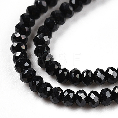 Electroplate Glass Beads Strands EGLA-F149-FP-07-1-1