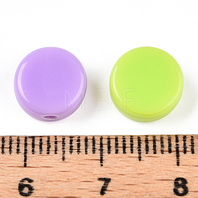 Opaque Acrylic Beads SACR-N018-09-1