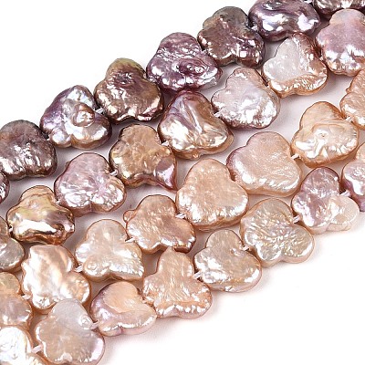 Natural Baroque Keshi Pearl Beads Strands PEAR-N020-P41-02A-1