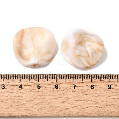 Opaque Acrylic Imitation Gemstone Beads OACR-G061-01C-1