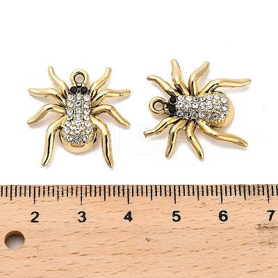 Alloy Crystal Rhinestone Pendants FIND-I043-10G-1