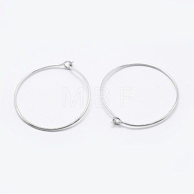 925 Sterling Silver Earring Hoop STER-K167-066S-1