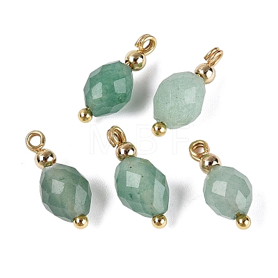 Natural Green Aventurine Pendants GG-N004-02G-03-1