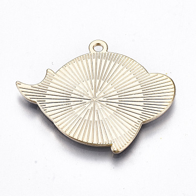 Eco-Friendly Alloy Enamel Pendants ENAM-Q437-033-NR-1