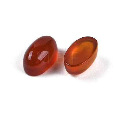 Natural Carnelian(Dyed & Heated) Cabochons G-B096-01B-1