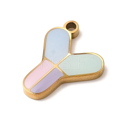 304 Stainless Steel Pendants STAS-K297-09Y-G-1