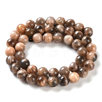 Natural Black Sunstone Beads Strands G-U009-A01-03-1