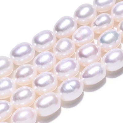 Natural Cultured Freshwater Pearl Beads Strands PEAR-N012-06P-1