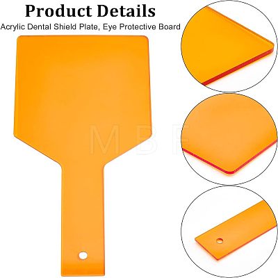 Acrylic Dental Shield Plate FIND-WH0099-43-1