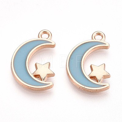 Alloy Enamel Pendants ENAM-T022-09A-1