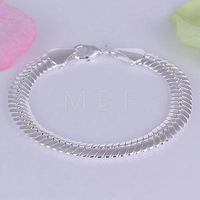 Trendy Silver Color Plated Brass Party Jewelry Sets For Men SJEW-BB11101-1
