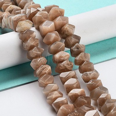 Natural Sunstone Beads Strands G-D091-A14-1