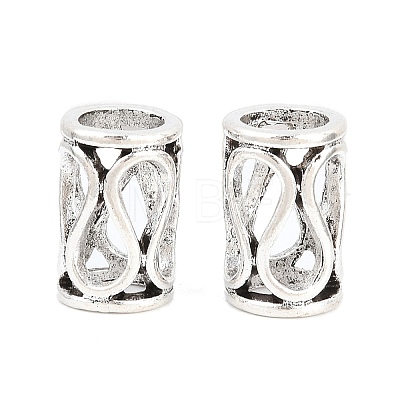 Tibetan Style Alloy European Beads FIND-D041-02AS-1