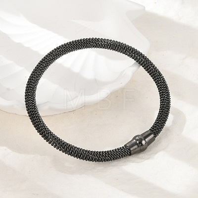 304 Stainless Steel Mesh Chain Bracelets for Women Men BJEW-Z087-19B-1