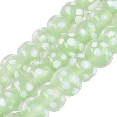 Handmade Lampwork Beads Strands LAMP-N037-05D-1