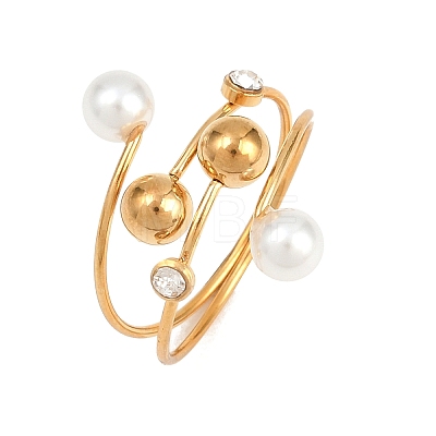 304 Stainless Steel Finger Rings RJEW-D348-02G-1