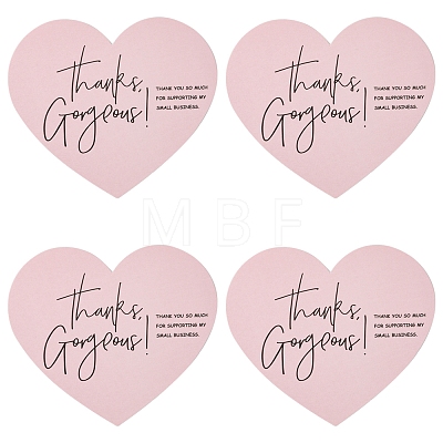 1 Bag Coated Paper Thank You Greeting Card DIY-FS0007-87-1