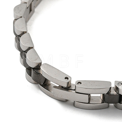 Ion Plating(IP) 304 Stainless Steel Thick Link Chain Bracelet BJEW-G649-10C-A-1