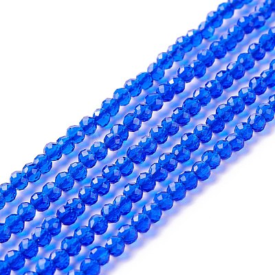 Transparent Glass Beads Strands GLAA-C019-01B-03-1