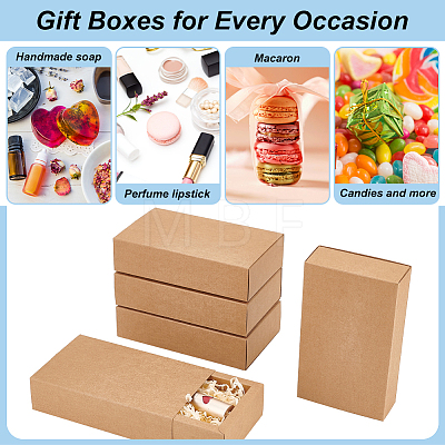 Kraft Paper Storage Gift Drawer Boxes CON-WH0095-56C-1
