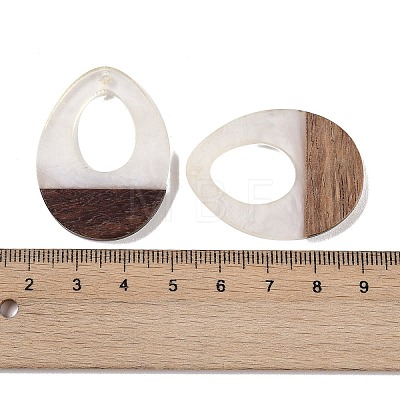 Resin & Wood Pendants WOOD-F015-17F-1