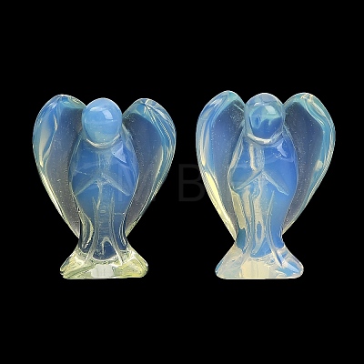Opalite Carved Angel Figurines G-O200-03J-12-1