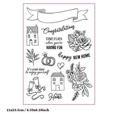 Clear Silicone Stamps PW-WGFF74E-01-1