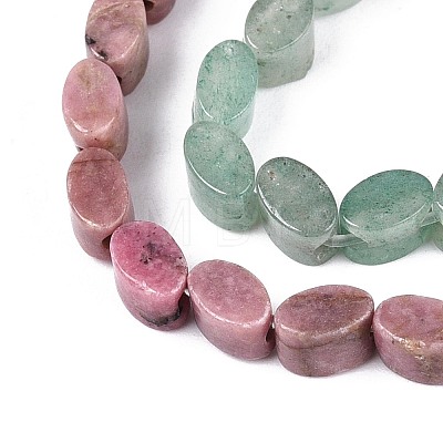 Natural & Synthetic Mixed Gemstone Beads Strands G-T143-33M-1