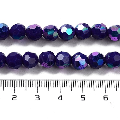 Opaque Glass Beads Strands EGLA-A035-P8mm-L09-1