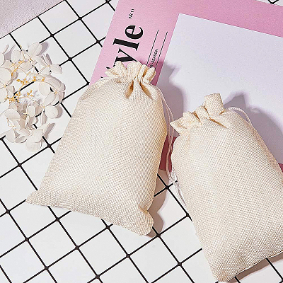 Burlap Packing Pouches Drawstring Bags ABAG-BC0001-07A-17x23-1