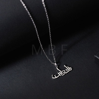 201 Stainless Steel Pendant Necklaces FS-WGC5120-02-1