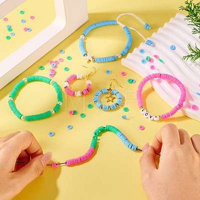 100G Handmade Polymer Clay Beads CLAY-TA0001-77D-1