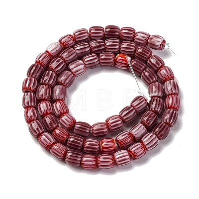 Handmade Lampwork Beads Strands LAMP-K041-01A-13-1