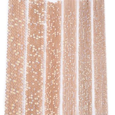 Transparent Glass Beads Strands EGLA-A044-T8mm-MB20-1