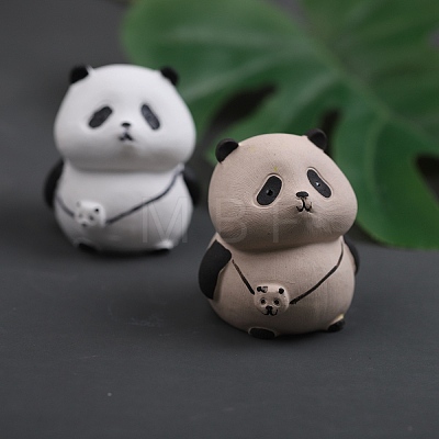 Panda with Crossbody Bag Figurine Scented Candle Silicone Molds PW-WG88362-01-1