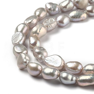 Natural Cultured Freshwater Pearl Beads Strands PEAR-L033-30C-1
