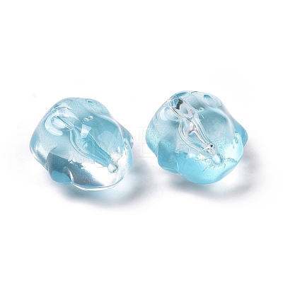 Transparent Czech Glass Beads GLAA-G079-03A-1
