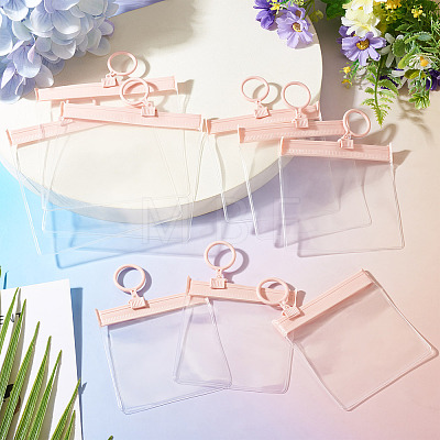 24Pcs 3 Styles Transparent EVA Resealable Bags with Rings ABAG-TA0002-25-1