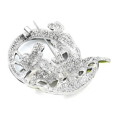 Pelycosaur Alloy Enamel Lapel Pins for Backpack Clothes JEWB-G044-02AS-01-1