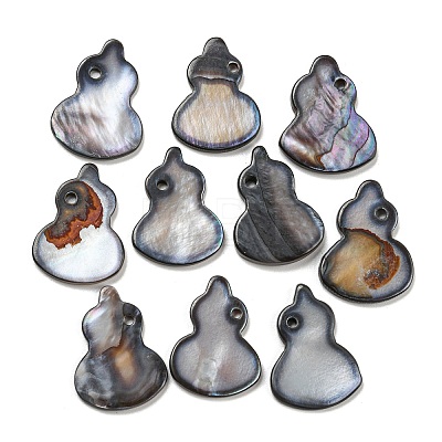 Dyed Natural Freshwater Shell Pendants BSHE-G034-11-1