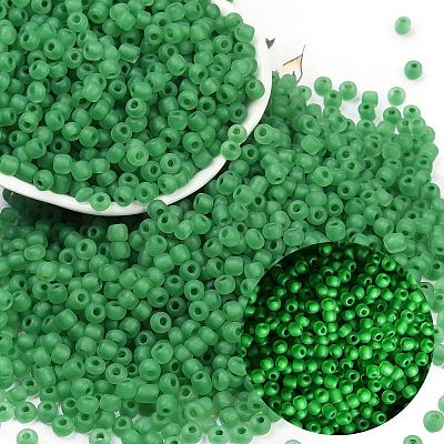 6/0 Luminous Glass Seed Beads SEED-NH0001-01G-1