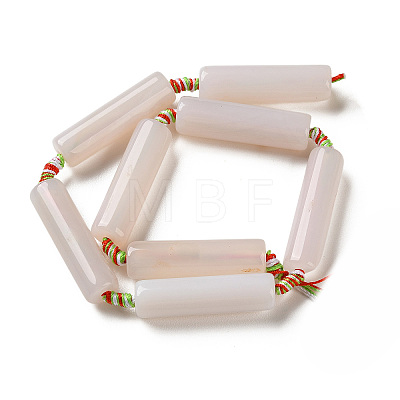 Natural Grey Agate Beads Strands G-A312-A01-01-1