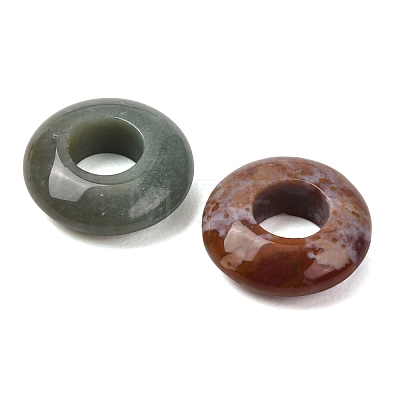 Natural Indian Agate European Beads G-C134-01I-1