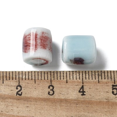 Handmade Porcelain Beads X1-PORC-L080-I08-1