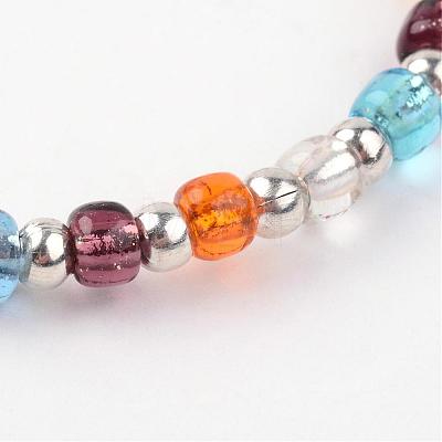Glass Seed Beads Stretch Bracelets BJEW-JB02498-04-1