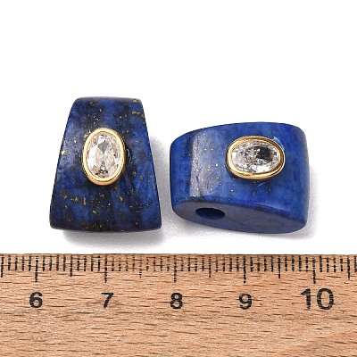 Dyed Natural Lapis Lazuli European Beads GG-CBA9389-02K-1