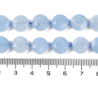 Natural Aquamarine Beads Strands G-C116-A22-01A-1