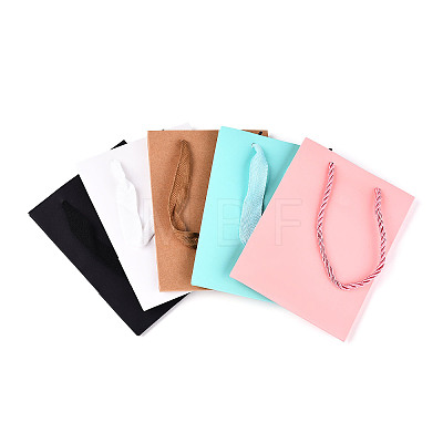 Paper Gift Shopping Bags AJEW-T013-09M-1