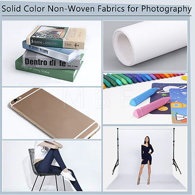 Solid Color Non-Woven Fabrics for Photography DIY-WH0568-09C-1