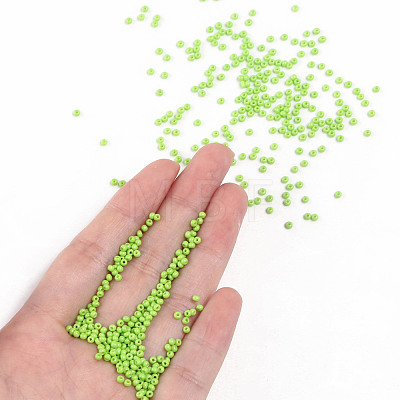 11/0 Grade A Baking Paint Glass Seed Beads X-SEED-N001-A-1024-1